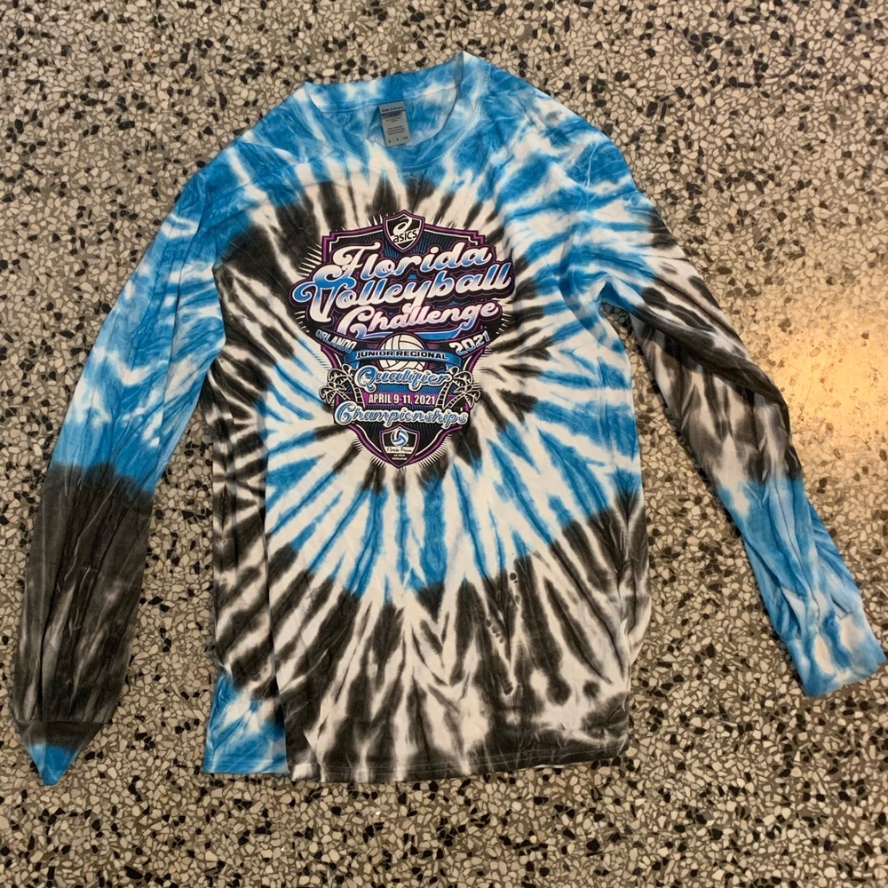Volleyball Qualifier Tie Dye Longsleeve